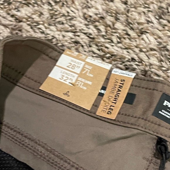 Prana Brion II NWT stretch color mud straight leg pants - Picture 5 of 14